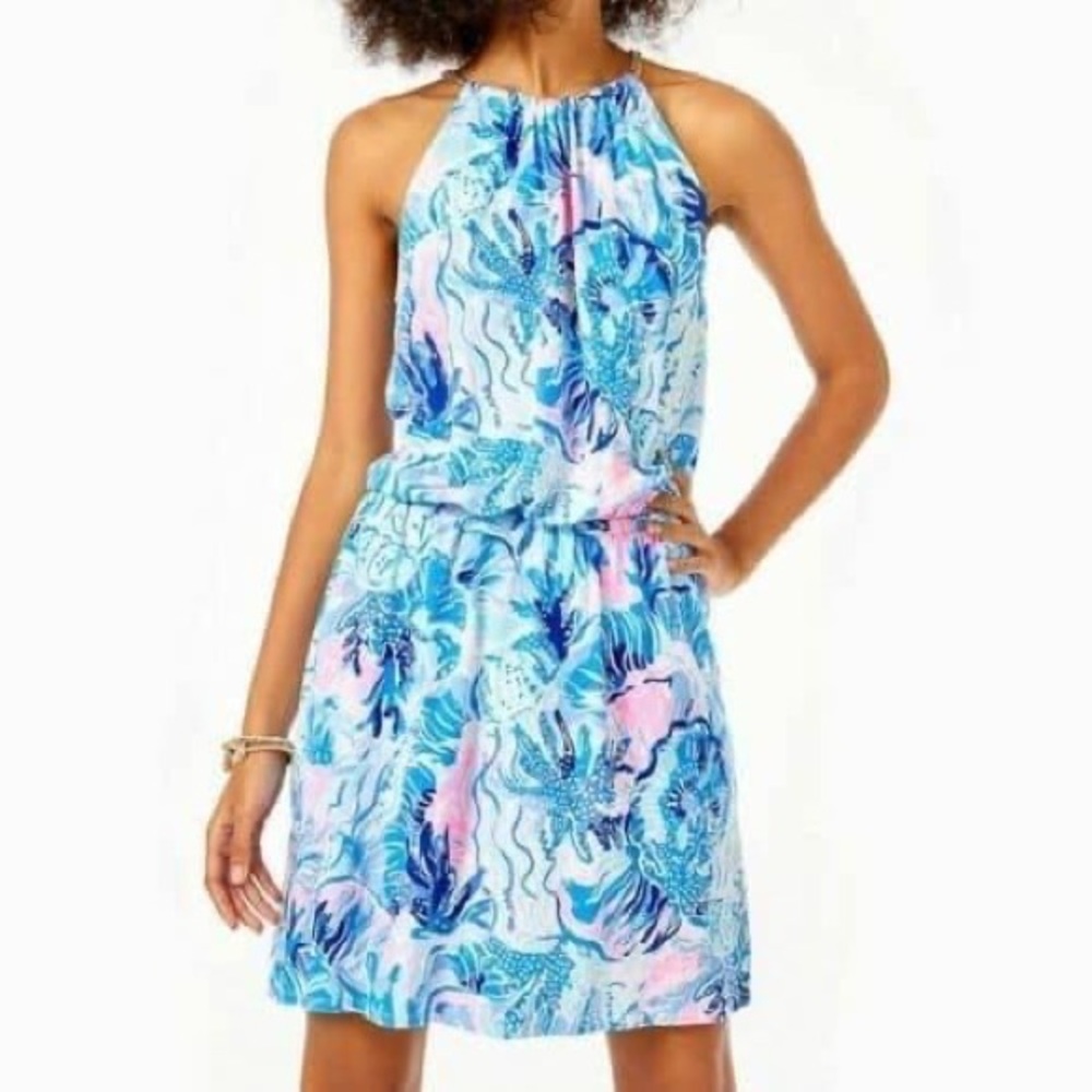 Lilly Pulitzer Bowen romper saltwater XS